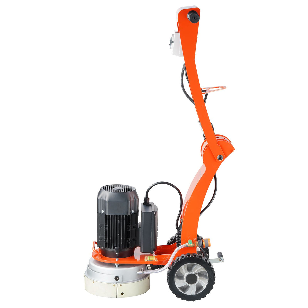 Electric Concrete Floor Grinder 10" Walk-Behind Grinder 3.0HP Concrete Floor Polisher, 2200W Grinding Machine, 1430RPM Upgrade Brushless Motor Surfacing Grinder for Granite/Marble/Stones