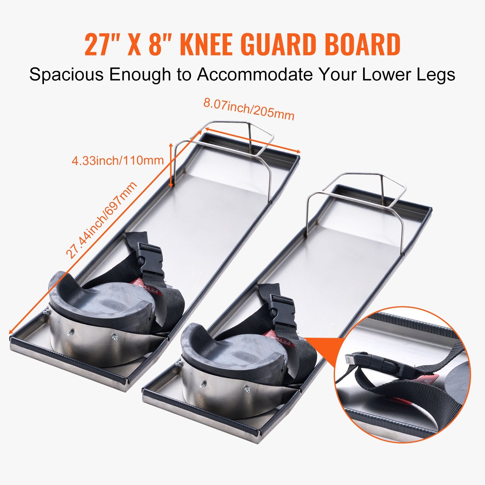 Gymnastics: VEVOR Concrete Knee Boards Knee Sliders 28" x 8" 2 Pair w/ Knee Pad for Concrete