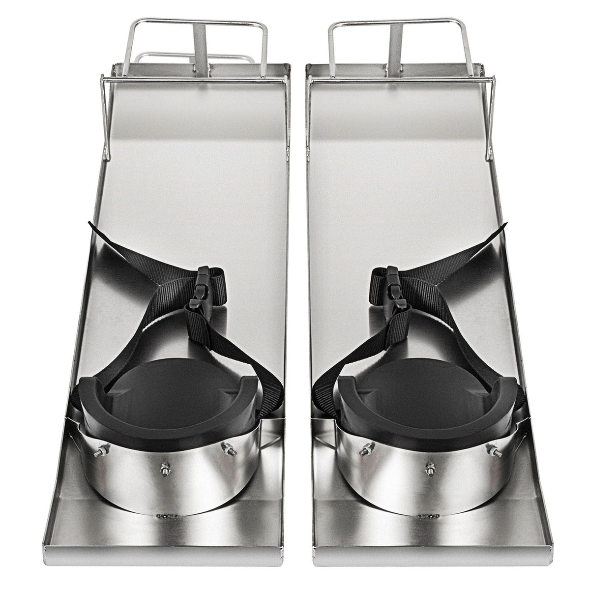 Concrete Knee Boards Stainless Steel, 30'' x 8'' Concrete Sliders, Knee Boards For Concrete, Concrete Knee Pads Moving Sliders, with Knee Pads & Board Straps for Cement and Concrete Finishing