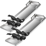 Gymnastics: VEVOR Concrete Knee Boards 70cm x 20cm Slider Knee Boards, Kneeler Board Stainless Steel Kneeboards, Concrete Sliders Pair Moving Sliders, with Concrete Board Straps for Cement and Concrete Finishi