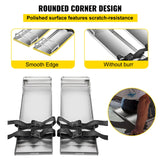 Gymnastics: VEVOR Concrete Knee Boards 70cm x 20cm Slider Knee Boards, Kneeler Board Stainless Steel Kneeboards, Concrete Sliders Pair Moving Sliders, with Concrete Board Straps for Cement and Concrete Finishi