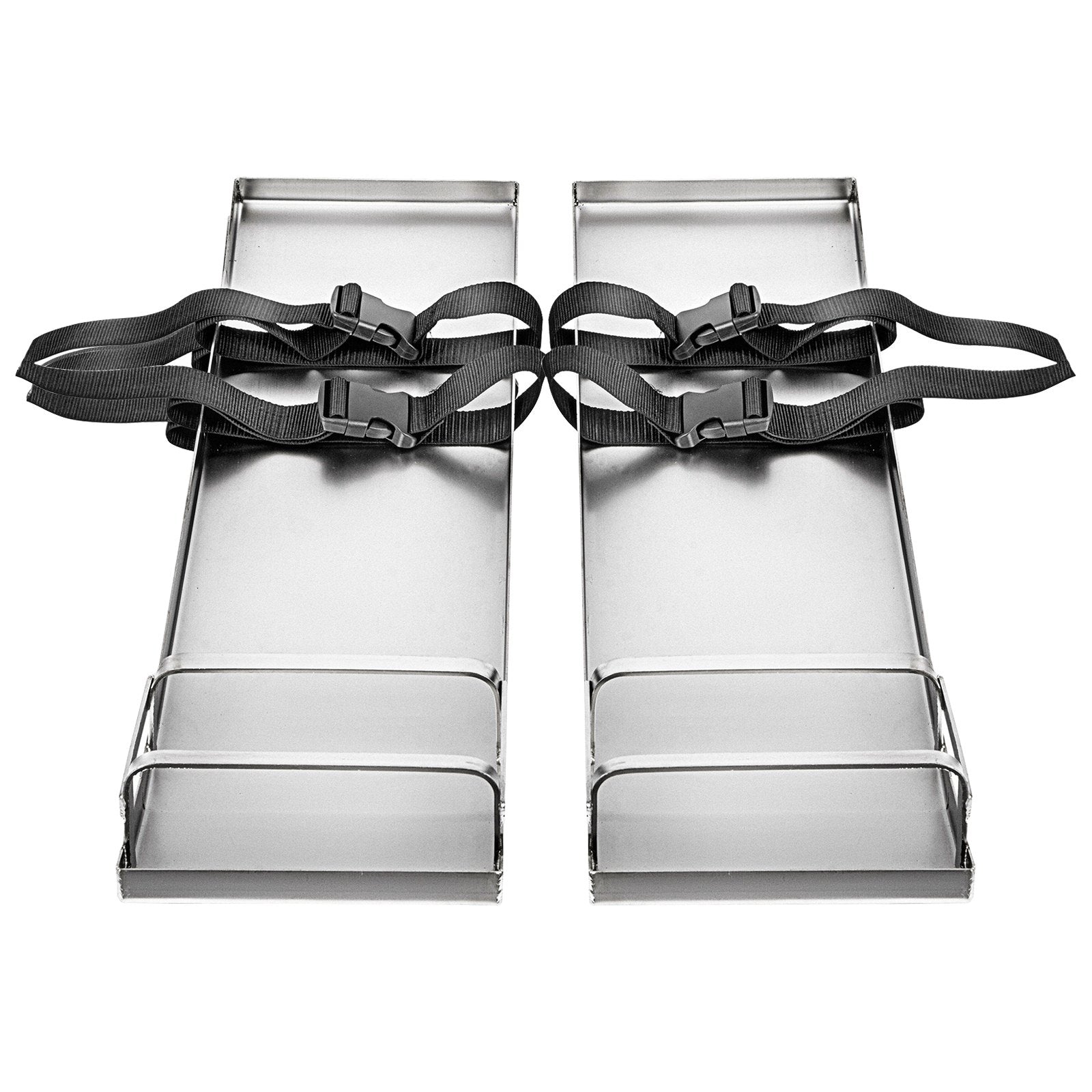 Gymnastics: VEVOR Concrete Knee Boards 70cm x 20cm Slider Knee Boards, Kneeler Board Stainless Steel Kneeboards, Concrete Sliders Pair Moving Sliders, with Concrete Board Straps for Cement and Concrete Finishi