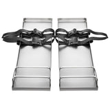 Gymnastics: VEVOR Concrete Knee Boards 70cm x 20cm Slider Knee Boards, Kneeler Board Stainless Steel Kneeboards, Concrete Sliders Pair Moving Sliders, with Concrete Board Straps for Cement and Concrete Finishi