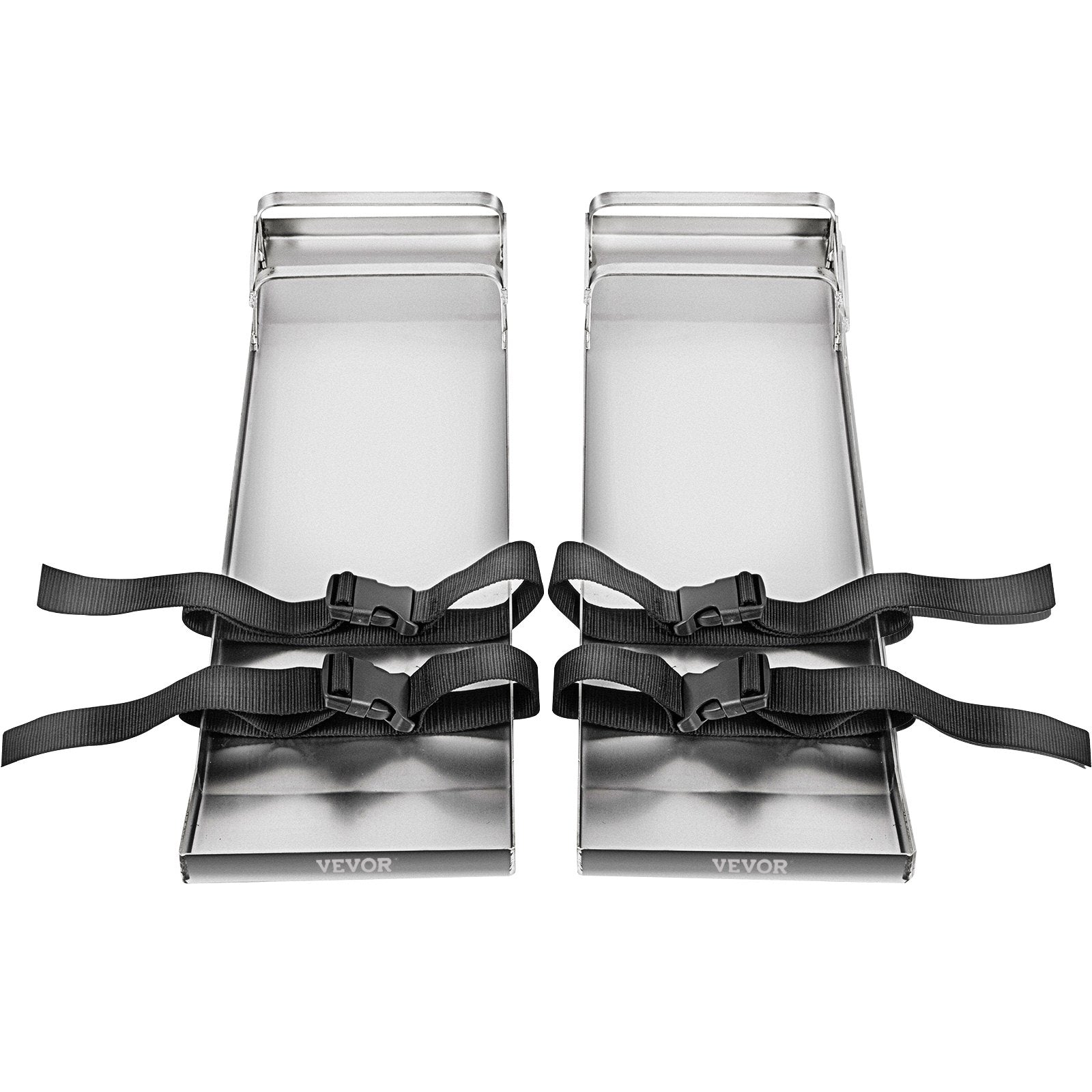 Gymnastics: VEVOR Concrete Knee Boards 70cm x 20cm Slider Knee Boards, Kneeler Board Stainless Steel Kneeboards, Concrete Sliders Pair Moving Sliders, with Concrete Board Straps for Cement and Concrete Finishi