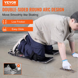 Traffic Control & Parking Tools: VEVOR Concrete Knee Boards Stainless Steel, 28'' x 8'' Concrete Sliders, Knee Boards For Concrete, Concrete Knee Pads Pair Moving Sliders, with Board Straps for Cement and Concrete Finishing