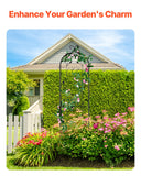 Garden Ornaments: VEVOR Metal Garden Trellis for Climbing Plant Support 60 x 15 in Rustproof