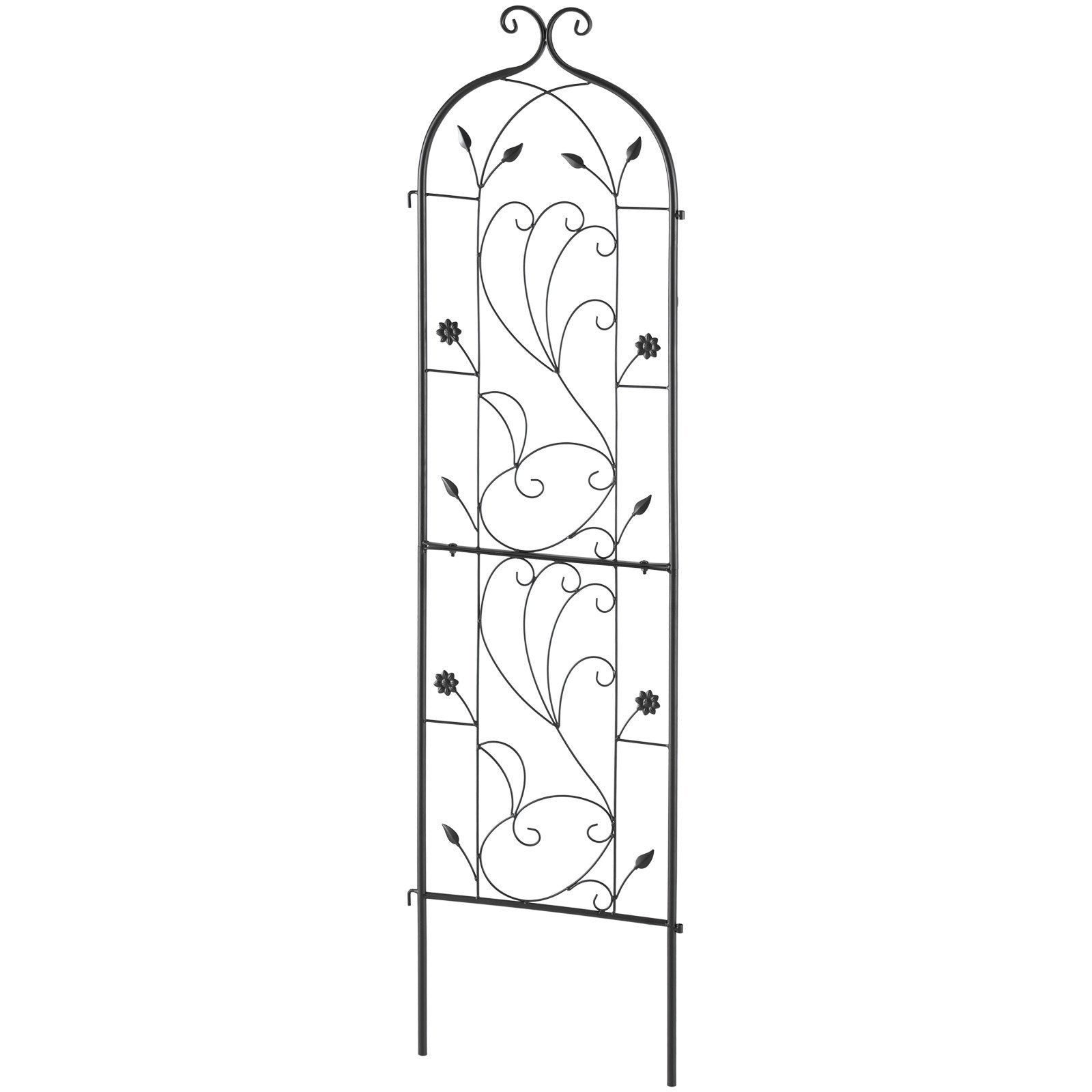 Garden Ornaments: VEVOR Metal Garden Trellis for Climbing Plant Support 60 x 15 in Rustproof