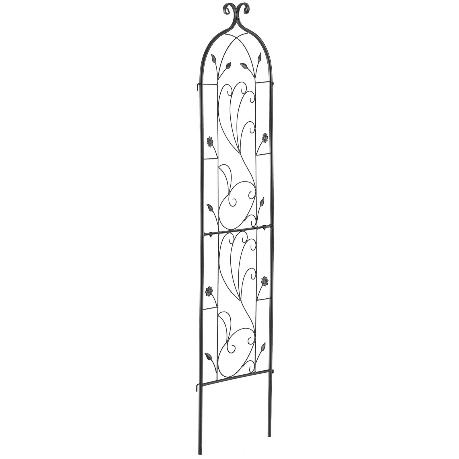 Garden Ornaments: VEVOR Metal Garden Trellis for Climbing Plant Support 60 x 15 in Rustproof