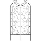 Gardening Tools: VEVOR 2 Packs Metal Garden Trellis for Climbing Plant Support 60x15 in Rustproof
