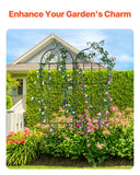 Gardening Tools: VEVOR 2 Packs Metal Garden Trellis for Climbing Plant Support 71x20 in Rustproof