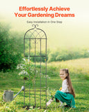 Gardening Tools: VEVOR 2 Packs Metal Garden Trellis for Climbing Plant Support 87x20 in Rustproof