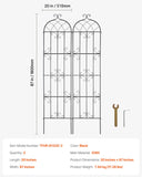 Gardening Tools: VEVOR 2 Packs Metal Garden Trellis for Climbing Plant Support 87x20 in Rustproof