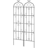 Gardening Tools: VEVOR 2 Packs Metal Garden Trellis for Climbing Plant Support 87x20 in Rustproof