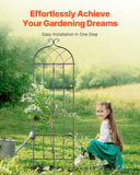 Gardening Tools: VEVOR 4 Packs Metal Garden Trellis for Climbing Plant Support 71x20 in Rustproof