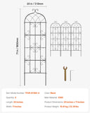 Gardening Tools: VEVOR 4 Packs Metal Garden Trellis for Climbing Plant Support 71x20 in Rustproof