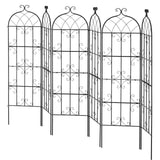 Gardening Tools: VEVOR 4 Packs Metal Garden Trellis for Climbing Plant Support 71x20 in Rustproof
