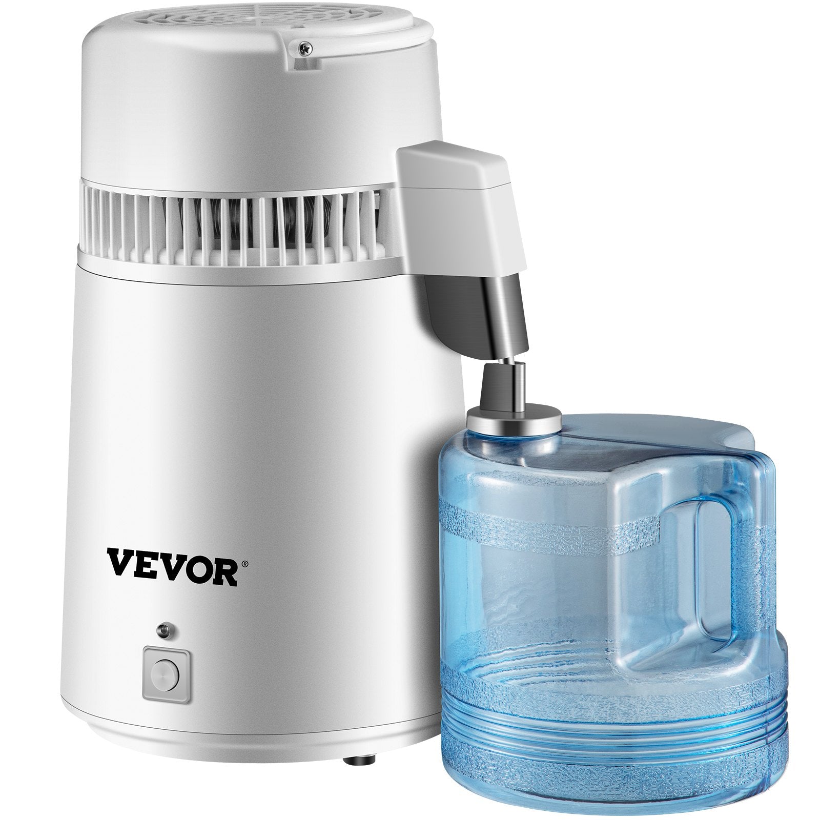 Distilling & Brewing: VEVOR Water Distiller Purifier Pure Water Distiller Filters Water Distillation 4L Internal Stainless Steel with Collection Bottle