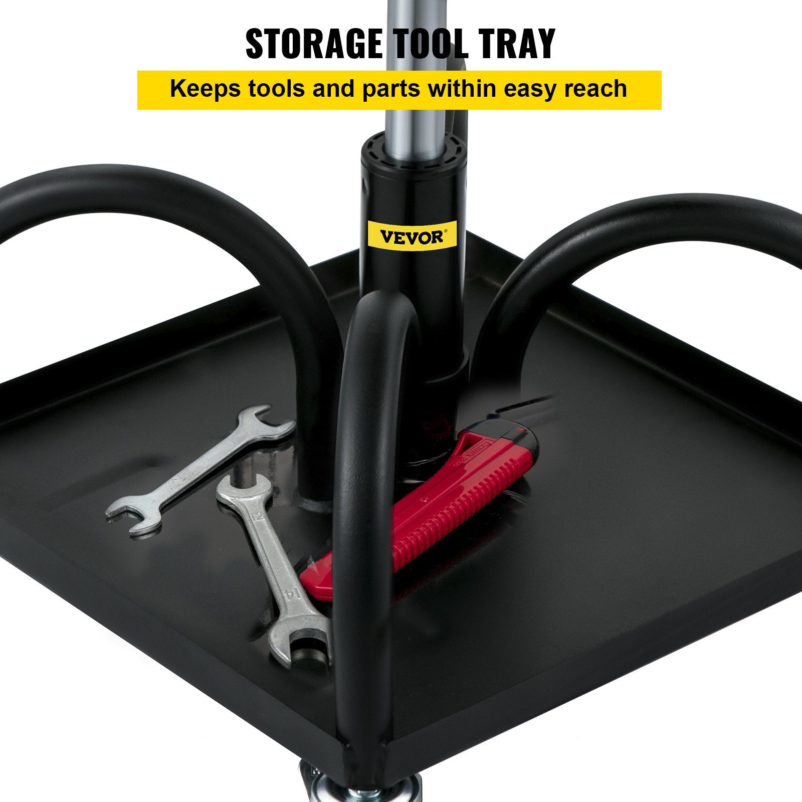 Gymnastics: VEVOR Rolling Garage Stool 300LBS Adjustable Mechanic Work Shop Seat w/Casters