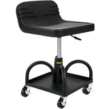 Gymnastics: VEVOR Rolling Garage Stool 300LBS Adjustable Mechanic Work Shop Seat w/Casters