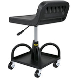 Gymnastics: VEVOR Rolling Garage Stool 300LBS Adjustable Mechanic Work Shop Seat w/Casters