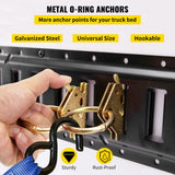 Automotive Repair & Speciality Tools: VEVOR E Track Tie Down Rail Kit 30PCs 1.52m E Track Rails Enclosed Cargo Trailer