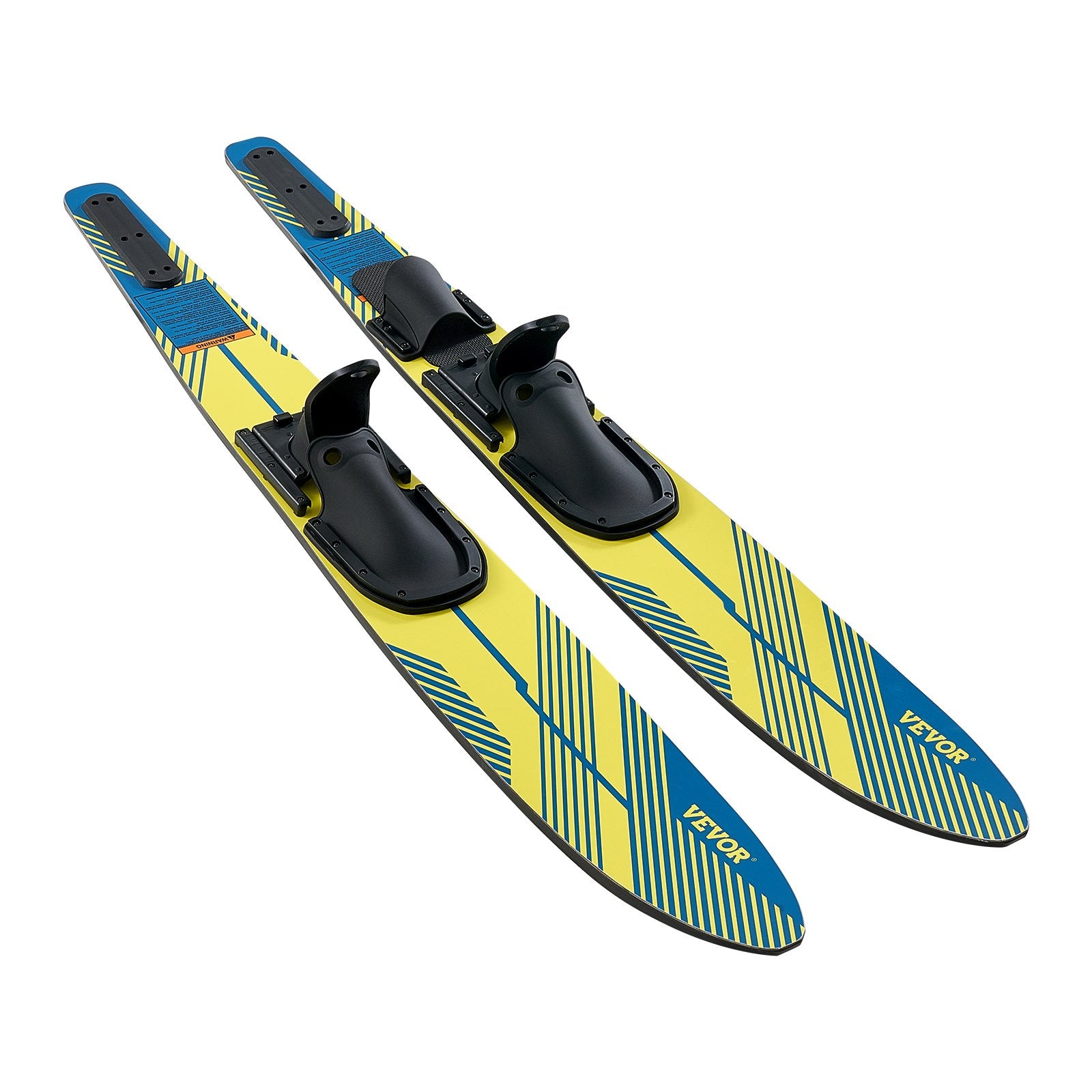 Pool Toys & Inflatables: VEVOR 150 cm Water Skis Combo Adults Water Skis with X-7 Adjustable Bindings