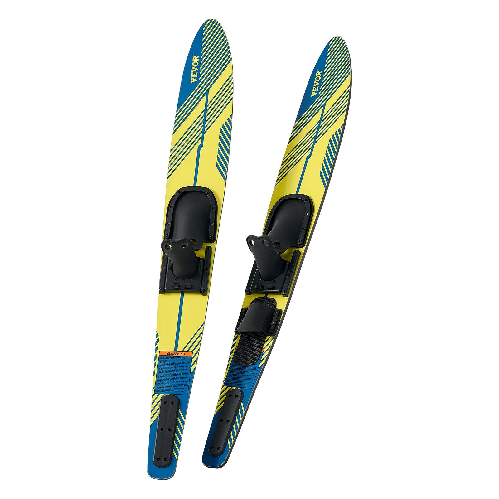 Pool Toys & Inflatables: VEVOR 150 cm Water Skis Combo Adults Water Skis with X-7 Adjustable Bindings