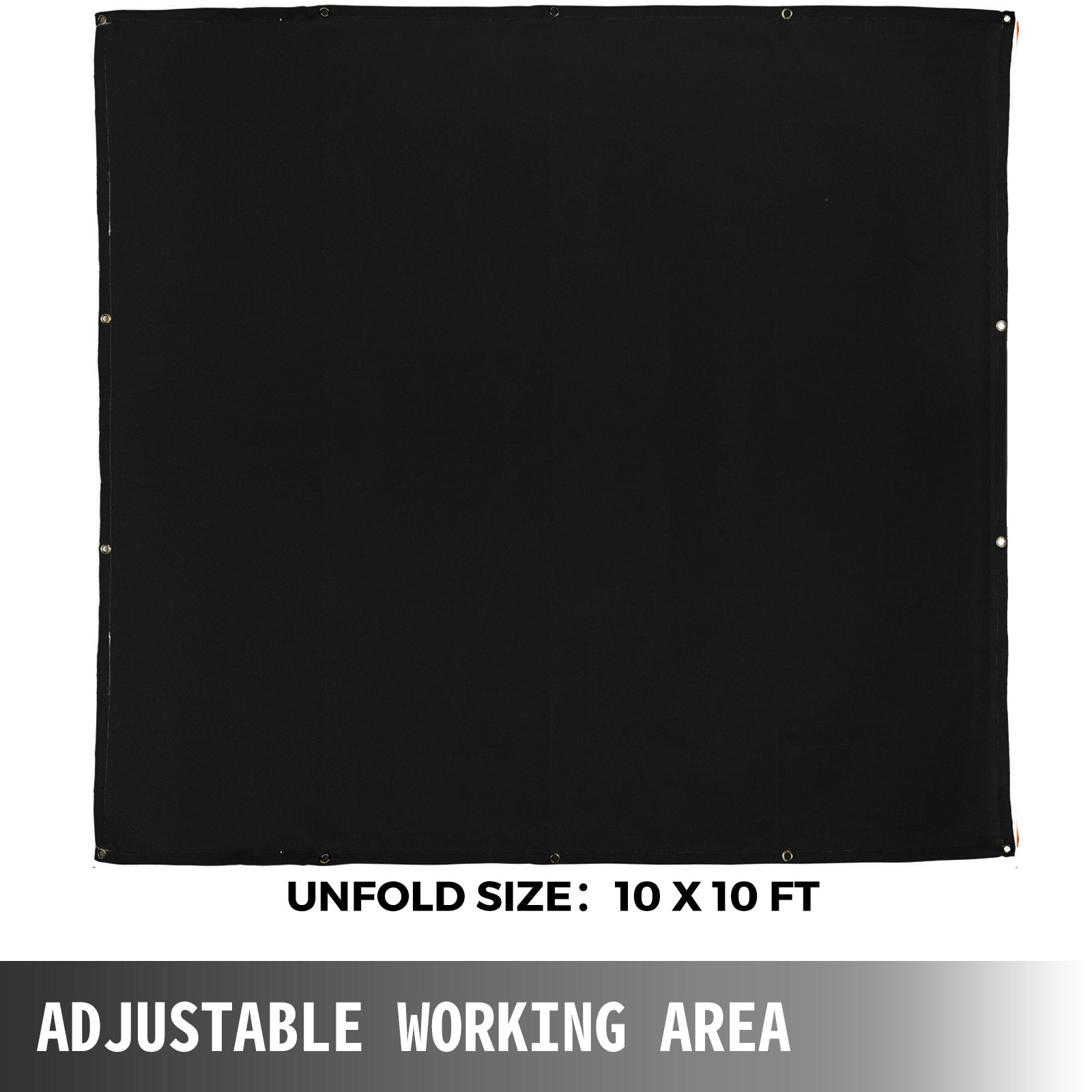 Caravan Accessories: VEVOR 10 x 10 Ft Welding Blanket Black Fiberglass Blanket Portable Fiberglass Fire Retardant Blanket Welding Mat Welding Fireproof Thermal Resistant Insulation With Carry Bag