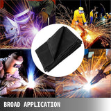 Caravan Accessories: VEVOR 10 x 10 Ft Welding Blanket Black Fiberglass Blanket Portable Fiberglass Fire Retardant Blanket Welding Mat Welding Fireproof Thermal Resistant Insulation With Carry Bag