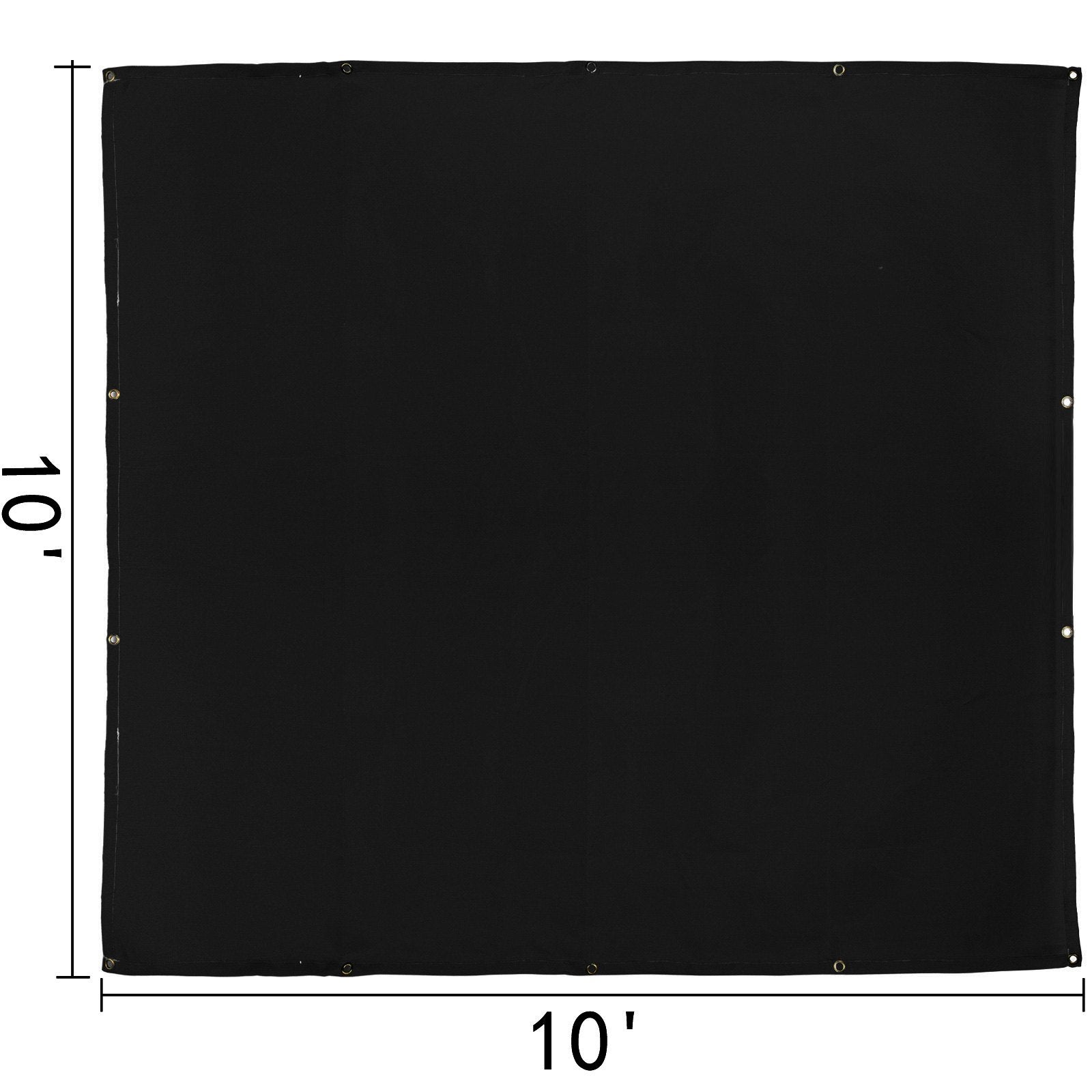 Caravan Accessories: VEVOR 10 x 10 Ft Welding Blanket Black Fiberglass Blanket Portable Fiberglass Fire Retardant Blanket Welding Mat Welding Fireproof Thermal Resistant Insulation With Carry Bag