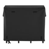 Towel Racks & Holders: VEVOR Firewood Rack with Waterproof Cover, 1.22m Outdoor Firewood Holder, 1/4 Cord Storage Metal Log Holder, 400lb Max Weight Capacity, Full Covered, Powder-Coated Wood Storage Rack for Fireplace Deck
