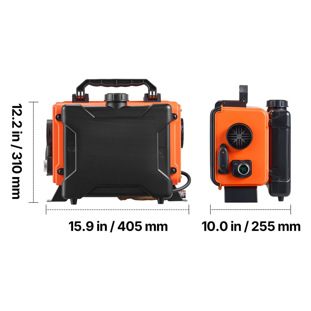 Diesel Heater, 8KW, DC 12V/24V, All in One Portable Diesel Air Heater with Remote Control and LCD Screen, Fast Heating Low Noise, 4.5 L Fuel Tank for Trucks, Vans, RVs, Campers, and Garages
