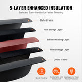 Heating Pads: VEVOR Sauna Blanket for Detoxification, Portable Far Infrared Sauna for Home, Oxford Sauna Bag w/ Arm Holes & Carbon Fiber Heating, 1-6 Level Adjustable Temp35-80°C, 5-60 Minutes Timer, 1900x900mm