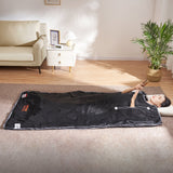 Heating Pads: VEVOR Sauna Blanket for Detoxification, Portable Far Infrared Sauna for Home, Oxford Sauna Bag w/ Arm Holes & Carbon Fiber Heating, 1-6 Level Adjustable Temp35-80°C, 5-60 Minutes Timer, 1900x900mm