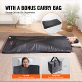 Heating Pads: VEVOR Sauna Blanket for Detoxification, Portable Far Infrared Sauna for Home Relaxation, 1-6 Level Adjustable Temprature Rannge 35-85°C, 1-60 Minutes Timer,1800x800mm
