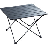 Camp Furniture: VEVOR Folding Camping Table, Outdoor Portable Side Tables, Lightweight Fold Up Table, Aluminum Alloy Ultra Compact Work Table with Carry Bag, For Cooking, Beach, Picnic, Travel, 22.2x15.9 inch, Black