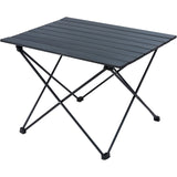 Camp Furniture: VEVOR Folding Camping Table, Outdoor Portable Side Tables, Lightweight Fold Up Table, Aluminum Alloy Ultra Compact Work Table with Carry Bag, For Cooking, Beach, Picnic, Travel, 22.2x15.9 inch, Black