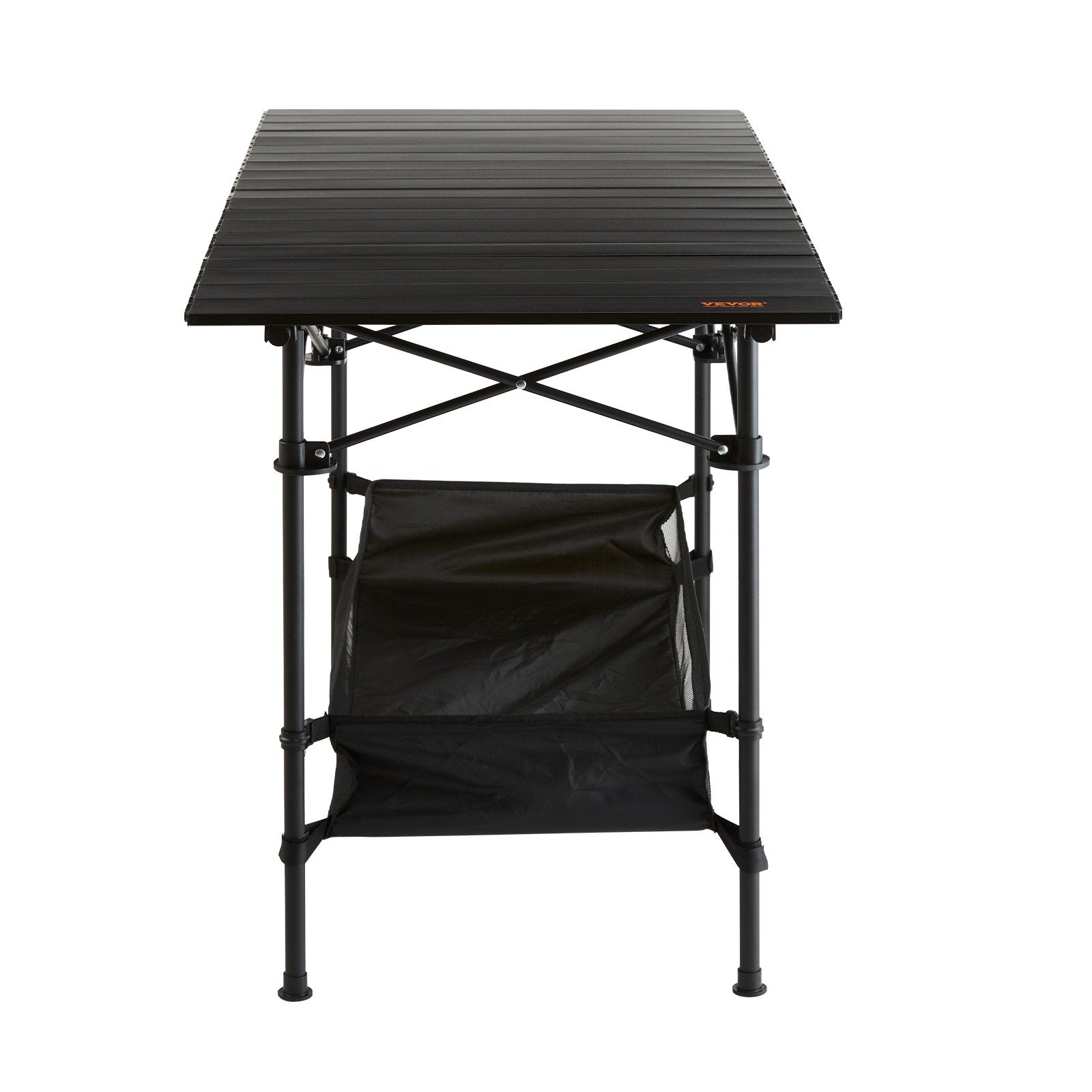 Outdoor Sofas & Lounge Sets: VEVOR Folding Camping Table, Outdoor Portable Side Tables, Lightweight Fold Up Table, Aluminum & Steel Ultra Compact Work Table with Large Storage and Carry Bag, For Beach, Picnic, Travel, 24x16 inch