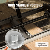Chainsaws: VEVOR Portable Chainsaw Mill 14"-36" Guide Bar 0.2"-11.81" Cutting Thickness