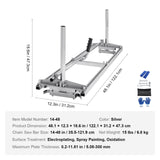 Chainsaws: VEVOR Chainsaw Mill, Portable Sawmill 14"-48" Guide Bar, Galvanized Steel Chainsaw Planking Mill with 0.2"-11.81" Cutting Thickness, Wood Lumber Cross Cutting Saw Mill for Builders and Woodworkers