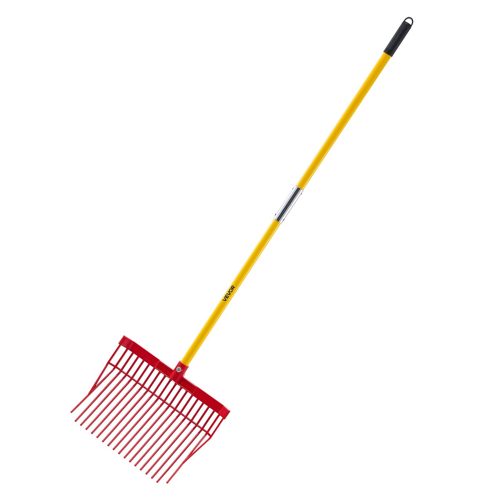 Gardening Accessories: VEVOR Horse Manure Fork Garden Tool 18 Tine Plastic Pitchfork Muck Rake for Hay