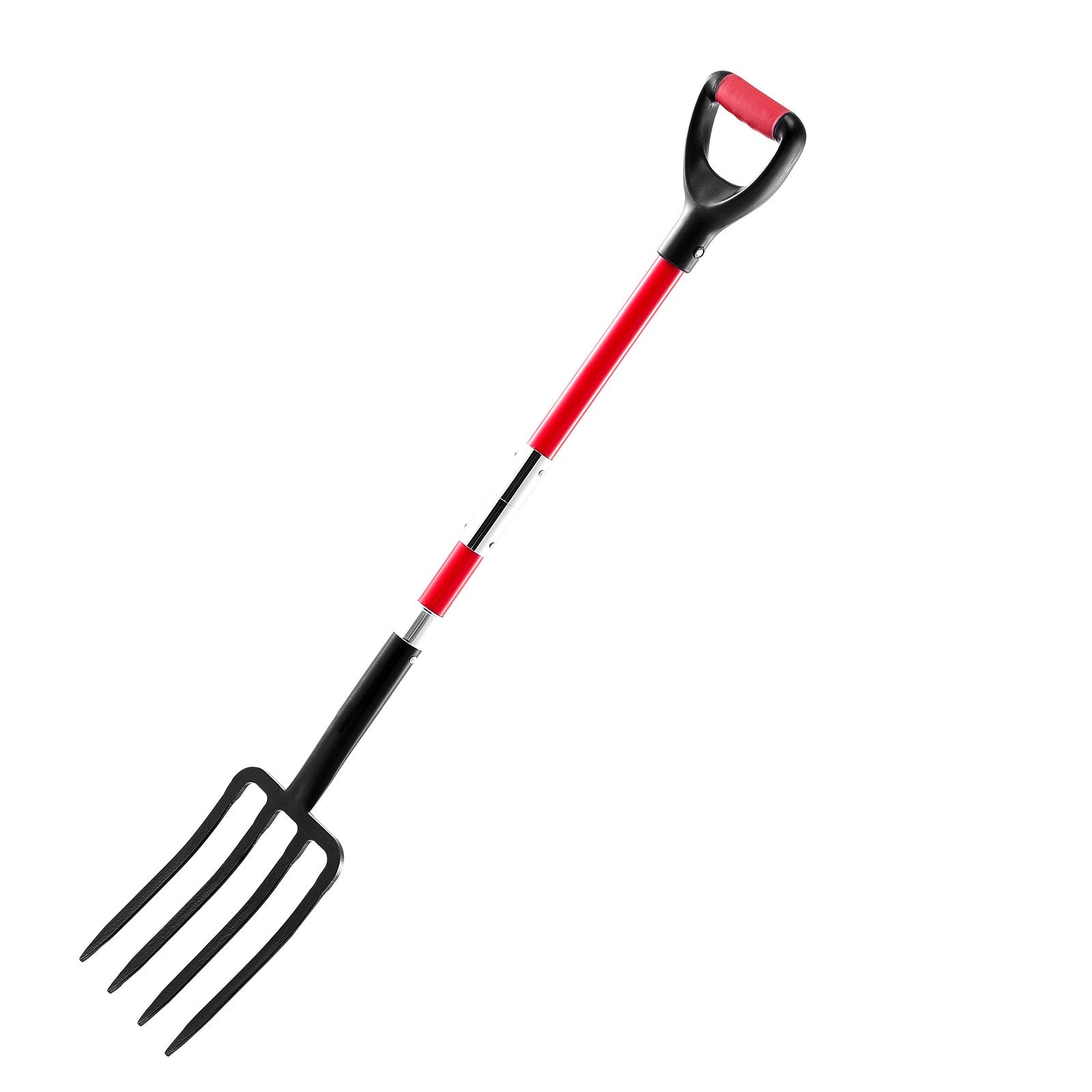 Seasonings & Spices: VEVOR 4 Tines Garden Fork Fiberglass Handle 45 in Spading Pitchfork Heavy Duty