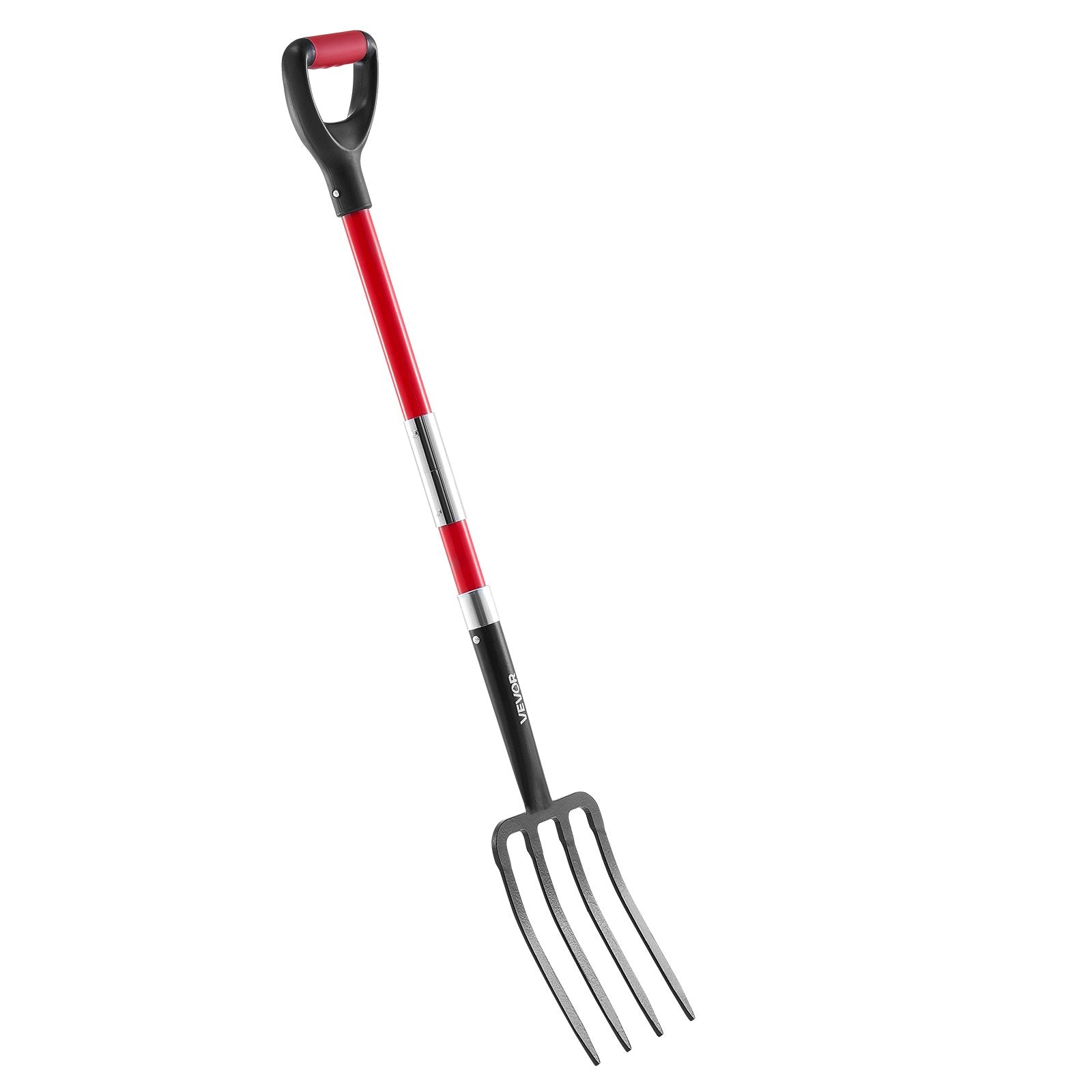 Seasonings & Spices: VEVOR 4 Tines Garden Fork Fiberglass Handle 45 in Spading Pitchfork Heavy Duty