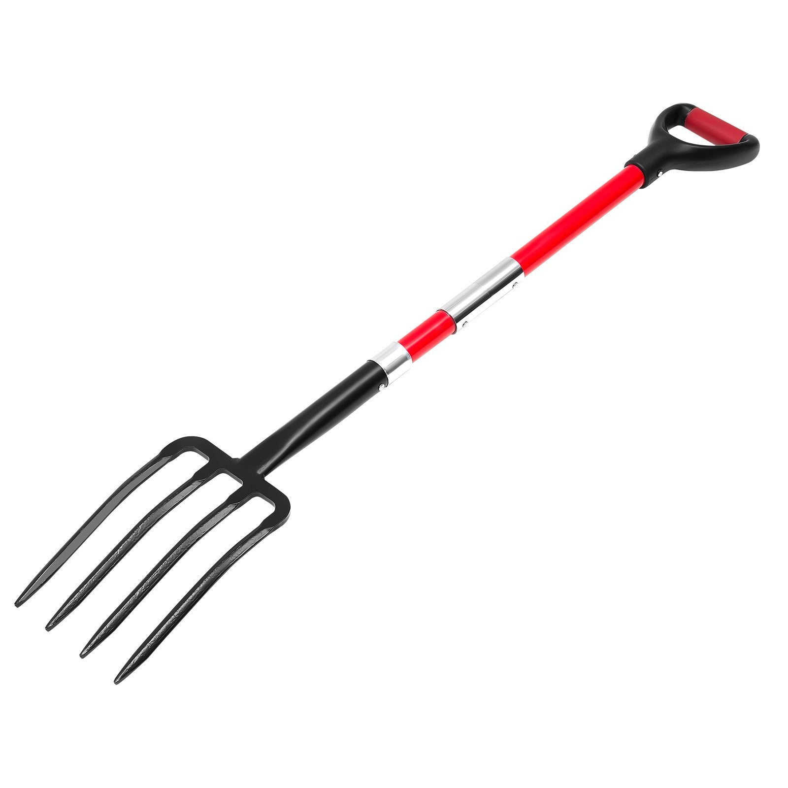 Seasonings & Spices: VEVOR 4 Tines Garden Fork Fiberglass Handle 45 in Spading Pitchfork Heavy Duty