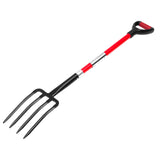 Seasonings & Spices: VEVOR 4 Tines Garden Fork Fiberglass Handle 45 in Spading Pitchfork Heavy Duty