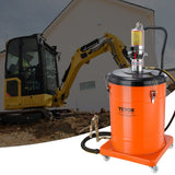Food Storage: VEVOR Grease Pump, 40L Capacity, Air Operated Grease Pump with 3.88 m High Pressure Hose and Grease Gun, Pneumatic Grease Bucket Pump with Wheels, Portable Lubrication Grease Pump 50:1 Pressure Ratio