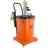 Food Storage: VEVOR Grease Pump, 40L Capacity, Air Operated Grease Pump with 3.88 m High Pressure Hose and Grease Gun, Pneumatic Grease Bucket Pump with Wheels, Portable Lubrication Grease Pump 50:1 Pressure Ratio