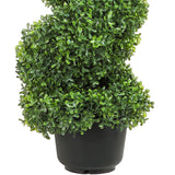 Garden Ornaments: VEVOR Artificial Topiaries Boxwood Trees, 7.6cm Tall (2 Pieces) Faux Topiary Plant Outdoor, All-year Green Feaux Plant w/ Replaceable Leaves for Decorative Indoor/Outdoor/Garden