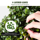 Artificial Flowers & Plants: VEVOR 2 Pack 152.4cm Artificial Boxwood Topiary Tree Faux Plant UV Decor In/Outdoor