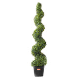 Artificial Flowers & Plants: VEVOR 2 Pack 152.4cm Artificial Boxwood Topiary Tree Faux Plant UV Decor In/Outdoor